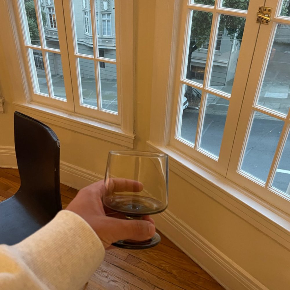 Smokey Cocktail glasses (set of 4)